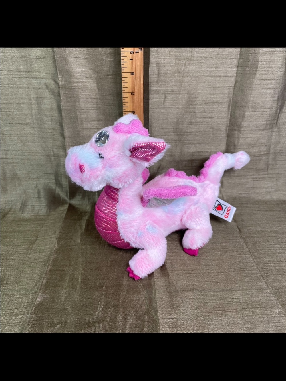 Ganz Webkinz Whimsy Dragon HM156 Plush Stuffed Animal NO CODE - Preowned
